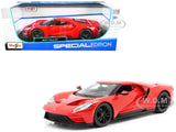 2017 FORD GT RED "SPECIAL EDITION" 1/18 DIECAST MODEL CAR BY MAISTO 31384