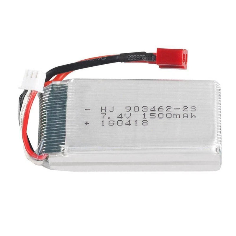1Pack 7.4v 1500mah Lipo Battery T plug For WLtoys 144001 V913 Q212G V262 L959 RC