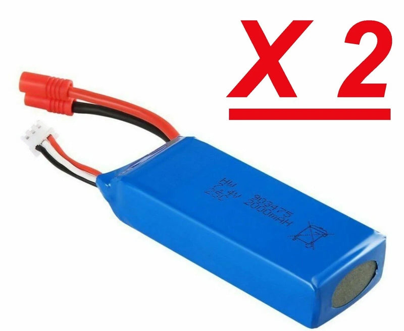 2Pcs 7.4V 2000mAh 25C Li-Ion Batteries for remote control SYMA X8C X8W X8G Drone