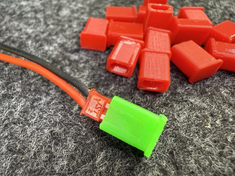 JST 2.0 lipo battery protection caps. Pack of 10. Battery