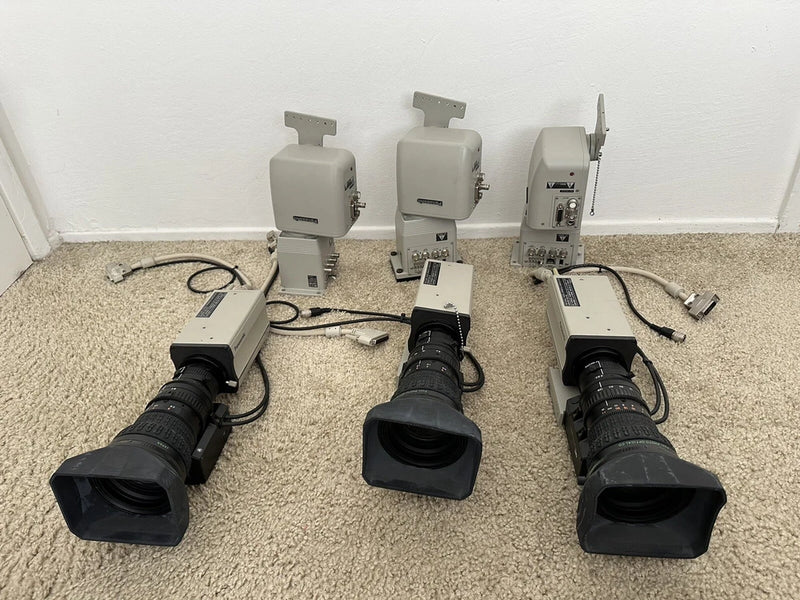 3 broadcast / Robo Cameras / Panasonic Camera AW-E600 / FUJINON Lens & robo arm