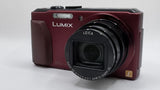 Panasonic LUMIX DMC-TZ40 Red Compact Digital Camera Japan Used Near Mint w/ Accs