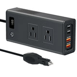 200W Car Power Inverter DC 12V to AC 110V 120V Converter Adapter Charger RV