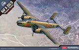 Academy Hobby 1/48 RAF B-25C/D model airplane, olive green with RAF-style markings