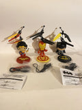 World Tech Toy lot Helicopter batman ironman WW 2CH IR RC Flying Action Figures