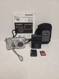 Panasonic LUMIX DMC-ZS3 Silver Digital Camera Complete Bundle - Tested