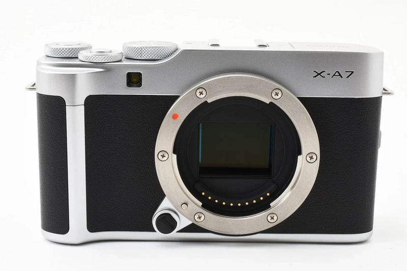 Fujifilm X-A7 24.2MP Mirrorless APS-C Camera Touchscreen 4K Body Only Silver