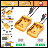 2 Packs Power Wheel Adapter for 20V Battery, DIY RC Car Converter Kit, 12AWG Wir Converter