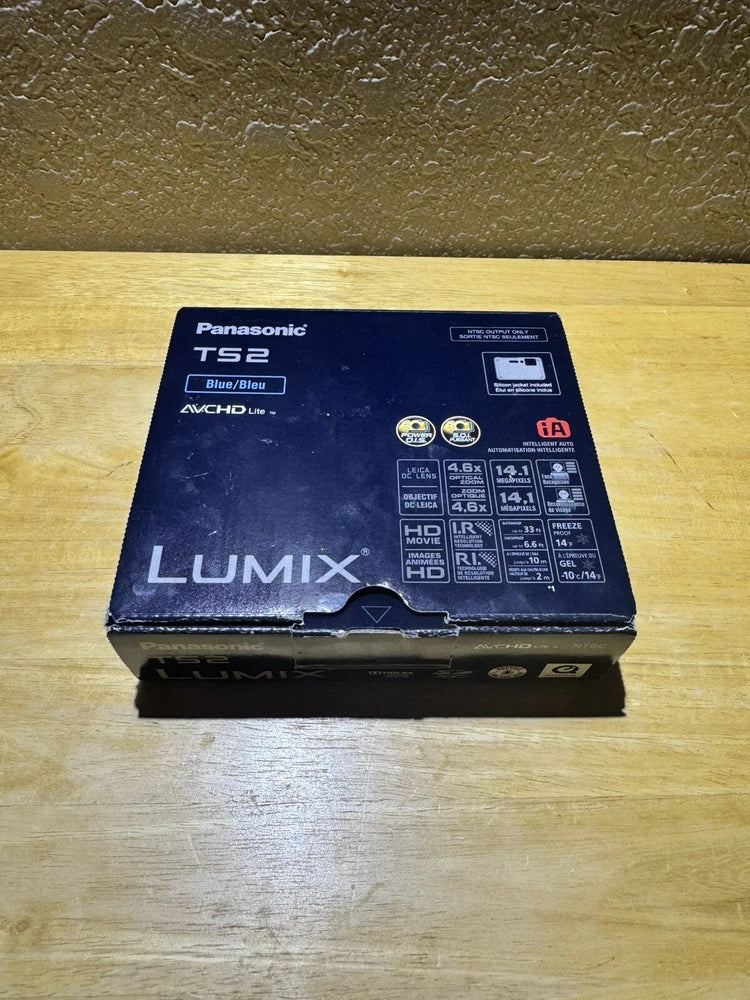 Panasonic Lumix TS2 Box And Accessories *no Camera * Software Manuals And Papers
