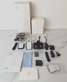 Victure AC400 action camera kit with mounts, batteries, cables, and protective cases