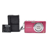 Panasonic Lumix DMC-FX77 Pink 12.1MP Compact Digital Camera Touchscreen Japan