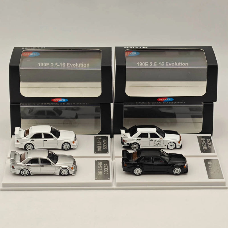 SEEKER 1/64 190E 2.5-16 Evolution Diecast Toys Car Models Collection Gifts