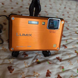 Panasonic LUMIX Digital Camera Waterproof Shockproof 12MP Orange Ready