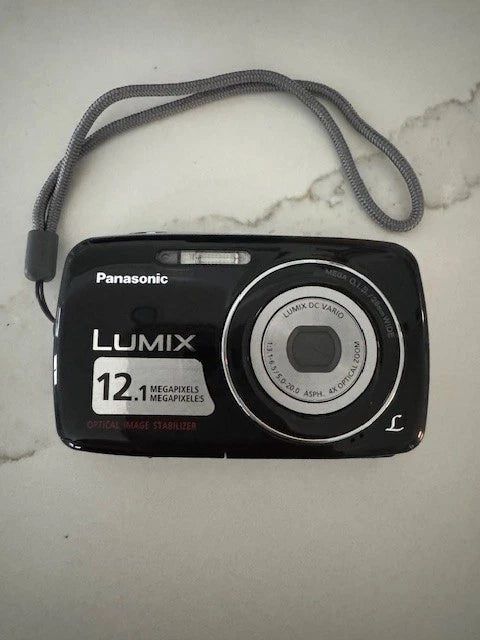 Panasonic LUMIX DMC-S1 12.1MP Digital Camera - Black