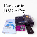 Panasonic LUMIX DMC FS7 Pink Digital Camera LEICA Lens 4x Optical Zoom