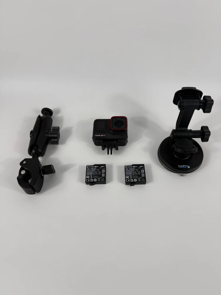Insta360 Ace Pro Camera ACTION BUNDLE w/GoPro Suction Cup & Handlebar Mount