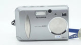 FUJIFILM FinePix A203 Silver Compact Digital Camera 2MP Tested Working Japan