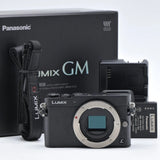 Panasonic DMC-GM5K-K Mirrorless Single Lens Camera GM5 Black Tested W/Charger