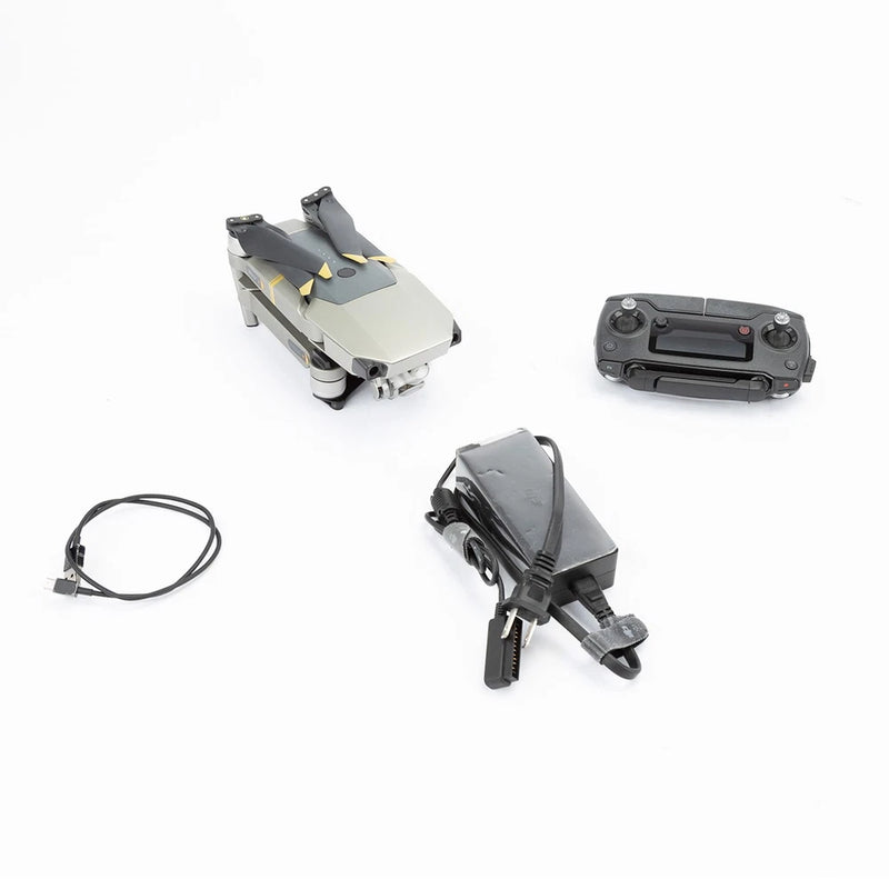 DJI Mavic Pro Platinum drone and remote controller with cable