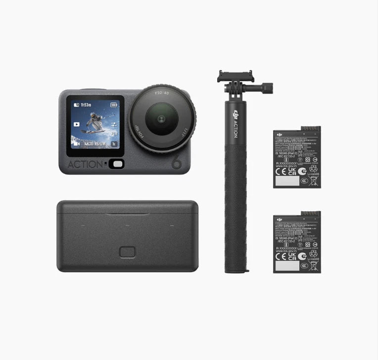 [DJI] Osmo Action 6 Enhanced Combo (4K OLED Variable Aperture Action Camera)