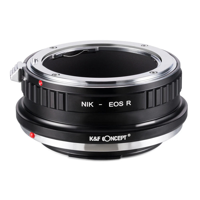 K&F Concept Lens Adapter Nikon F Auto AIS D E lens to Canon EOS RF R5 R6 camera