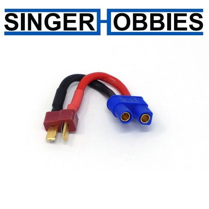MT RACING MTR2072 EC3 Female to Deans Male Wired Adapter HH Battery