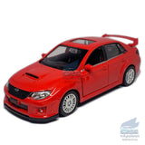 1:36 Subaru WRX STI Model Car Diecast Toy Vehicle Gift Collection Red Pull Back