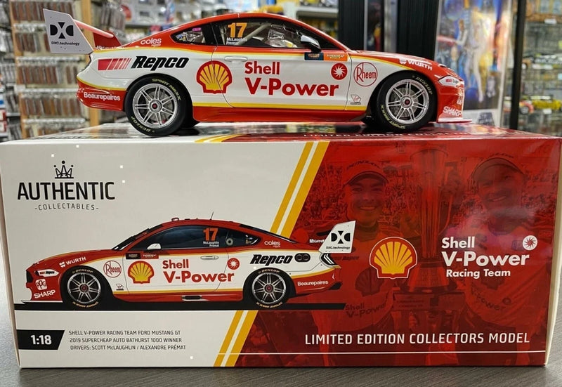 334112 2019 BATHURST WINNER MCLAUGHLIN PREMAT FORD MUSTANG 1:18 SCALE MODEL CAR