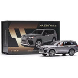 MASDI 1/64 Scale LX600 SUV 2020 Grey Diecast Car Model Toy Collection Gift