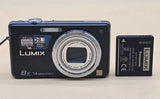 Panasonic Lumix DMC-FS33 Digital Camera 14.1MP 8x Zoom Touchscreen. No Charger.