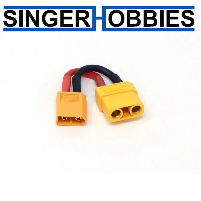 MT RACING MTR2055 XT90 Female to XT60 Male Wired Adapter HH Battery