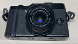 FUJIFILM X10 Digital Camera with Flash Battery Charger Set Tested Condition