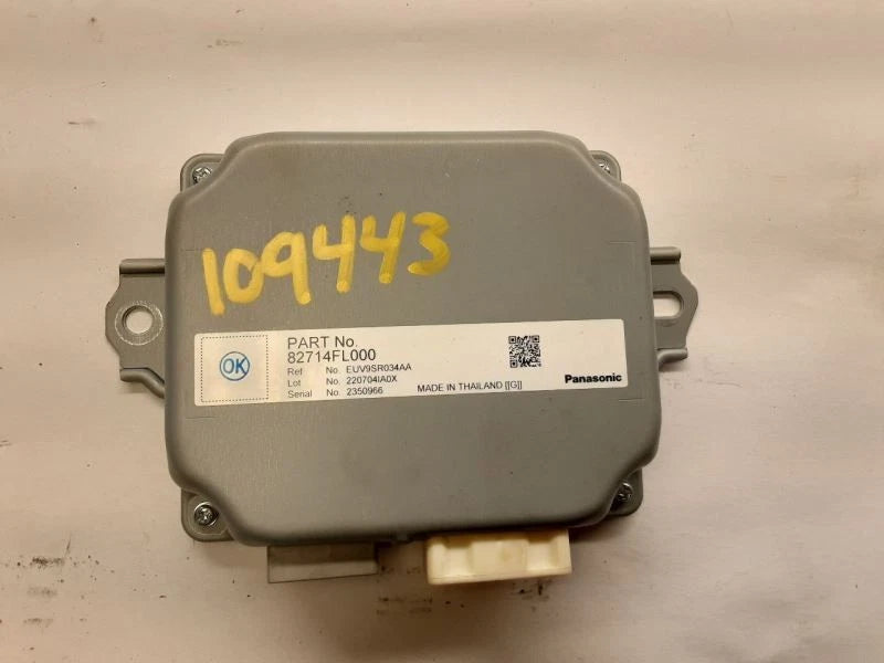 Gray DC to DC converter module with mounting brackets and electrical connector