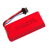 7.4v 2800mah Lipo Battery SM-4P Plug For Udi Udi902 Udi002 Hq961 Hq96 Rc Boat Sp