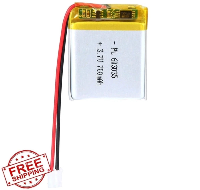 AKZYTUE 603035 700mAh Lipo Battery JST Battery