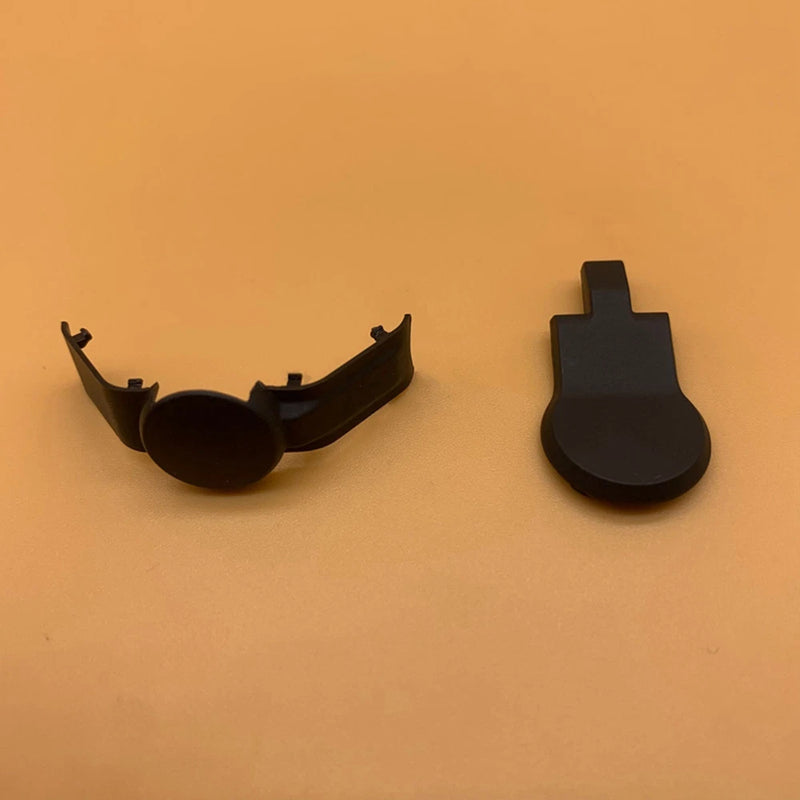 Black plastic drone gimbal bracket back cover, two-piece set