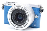 [Exc+5] Panasonic LUMIX DMC GM1S Blue Mirrorless Camera 12-32mm Lens From JAPAN