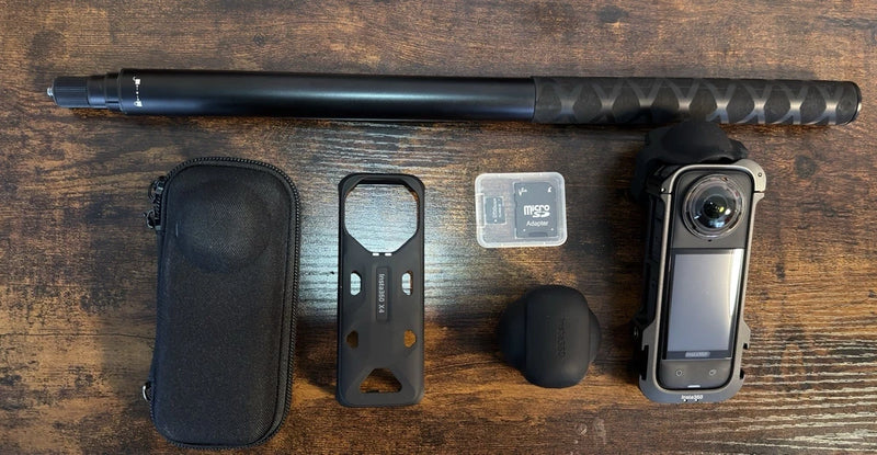 Insta360 X4 8K 360 Degree Action Camera-mint condition + Selfie Stick and extras
