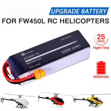 14.8V 5000mAh Lipo Battery ACE Tattu XT60 Plug For RC Helicopter Fly Wing FW450L Battery