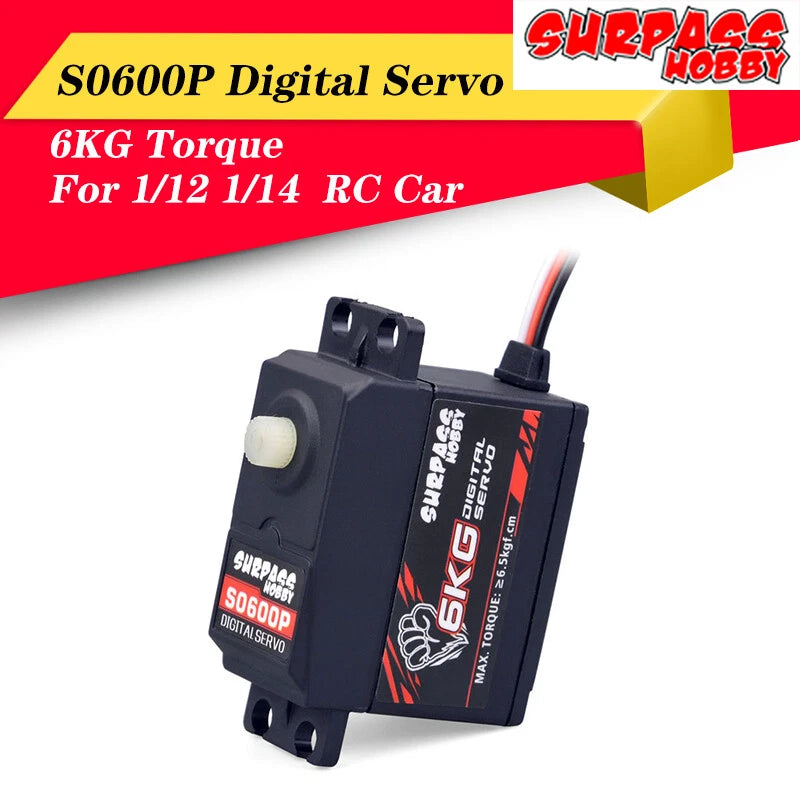 SURPASS Hobby Gear 6KG Digital servo for RC Airplane 1/12 1/14 RC Car Plane Boat