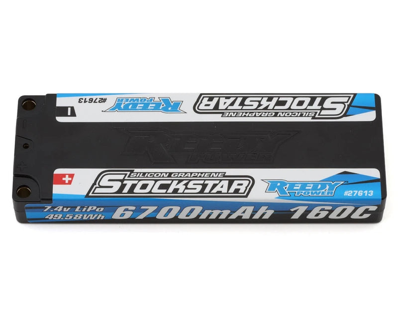 Reedy Stockstar 2S Low Profile 160C LiPo Battery (7.4V/6700mAh) [ASC27613] Battery