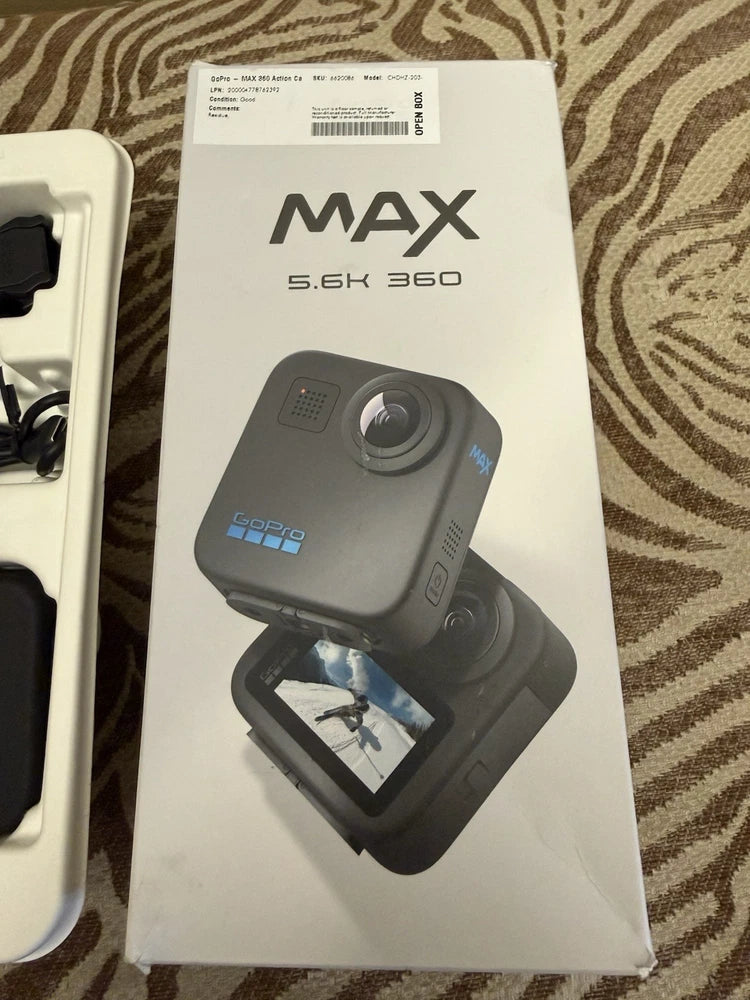 Brand New GoPro MAX 360 5.6K Action Camera - Black