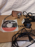 Casio EXILIM EX-S8 12.1MP Digital Camera For Parts Repair Powers Off NEw Battery
