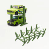 (5) 1:64 Scale Car Lift Stands for 1/64 Scale Model Cars 2 Post Display