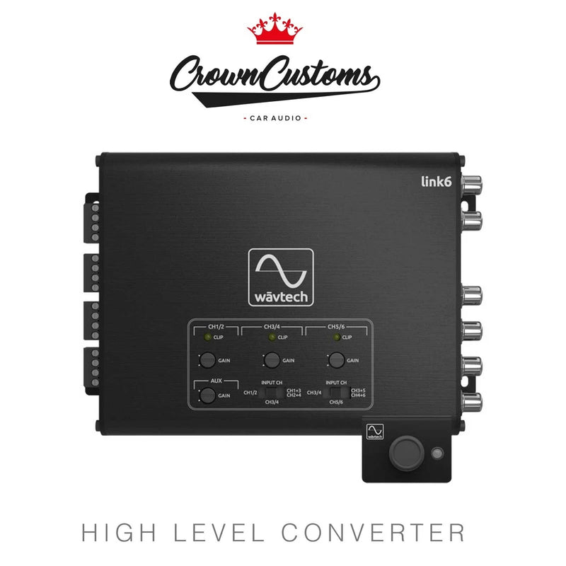 6 CHANNEL LINE OUT CONVERTER AUX INPUT SIGNAL SUMMING REMOTE CONTROL OEM UPGRADE