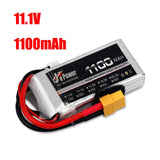 11.1V 1100mAh 3S RC LiPo battery pack with Deans connector