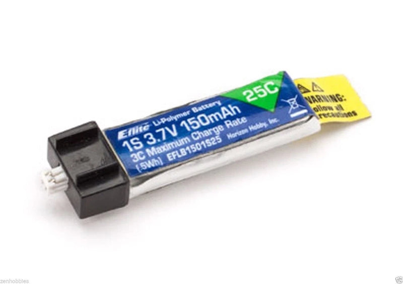Latest Blade MCX MCX2 MCX 2 150mAh 1S 3.7V 25C LiPo Battery # EFLB1501S25