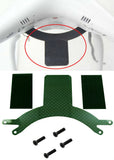 DJI Phantom 2 & 1 Vision FPV OSD AV Transmitter Mount Carbon Fiber Plate Silver