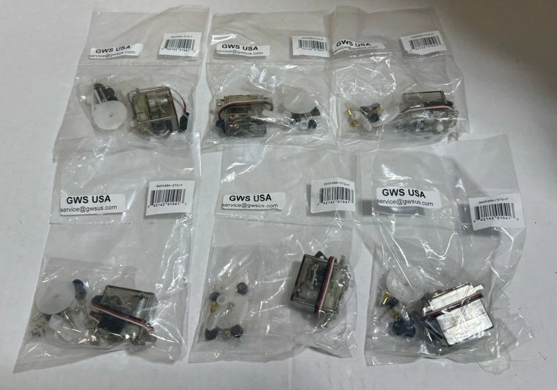 Lot Of 6 New GWS PARK Servo Park with Futuba Plug For RC Planes/ Cars
