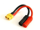 RC battery plug adapter cable: XT150 male to XT60 female, 10 cm, 12AWG